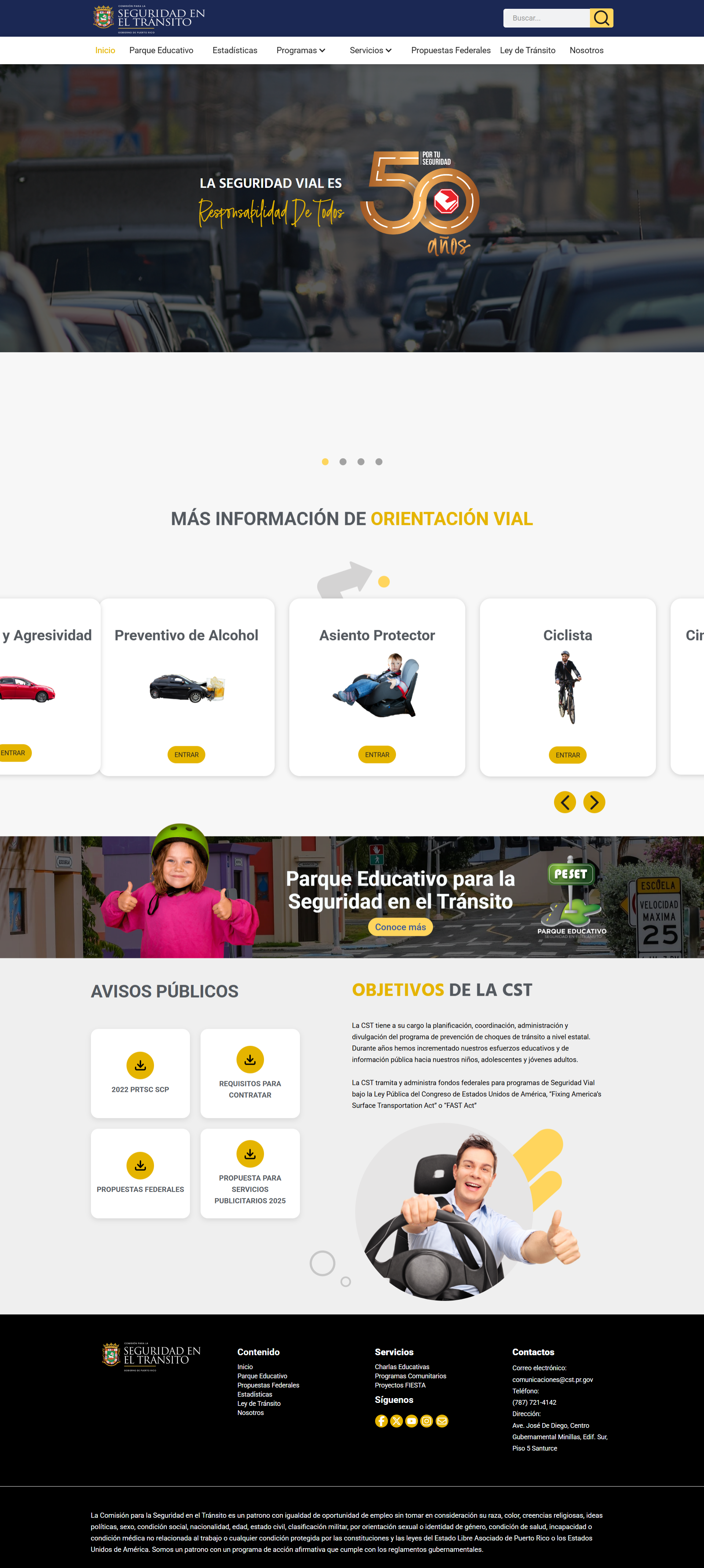 CST Puerto Rico Website